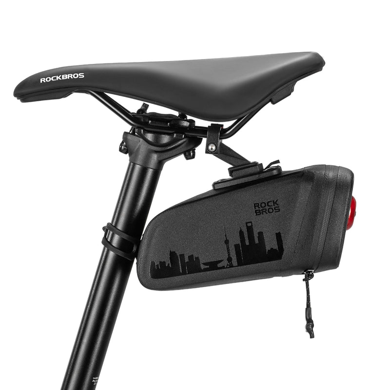 Load image into Gallery viewer, ROCKBROS Bike Saddle Bag Waterproof with Brake Sensor Tail Light
