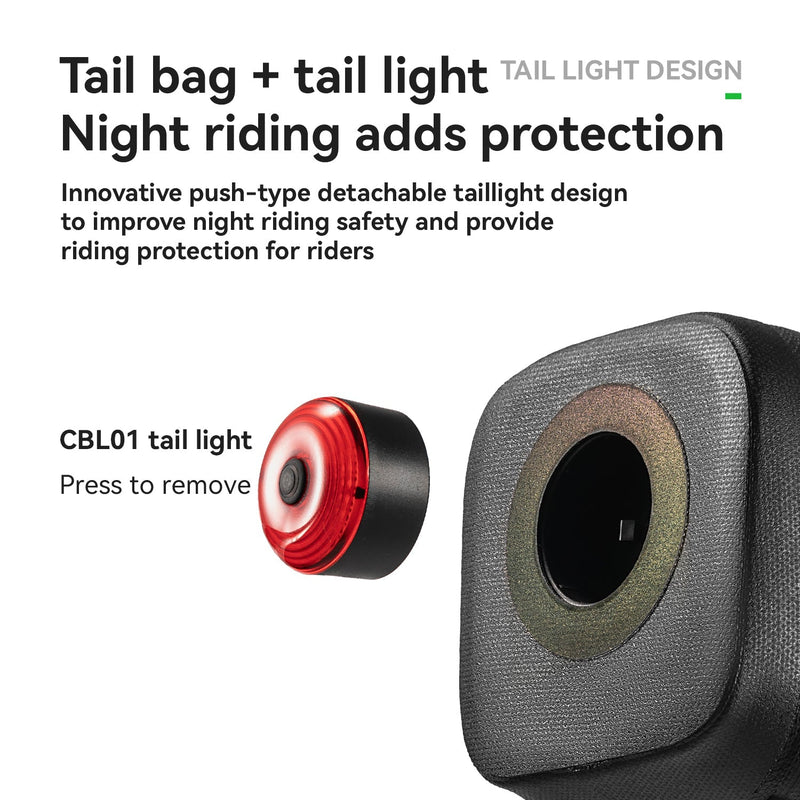 Load image into Gallery viewer, ROCKBROS Bike Saddle Bag Waterproof with Brake Sensor Tail Light
