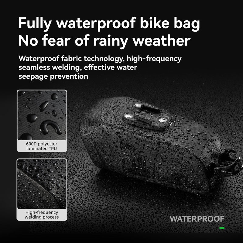 Load image into Gallery viewer, ROCKBROS Bike Saddle Bag Waterproof with Brake Sensor Tail Light
