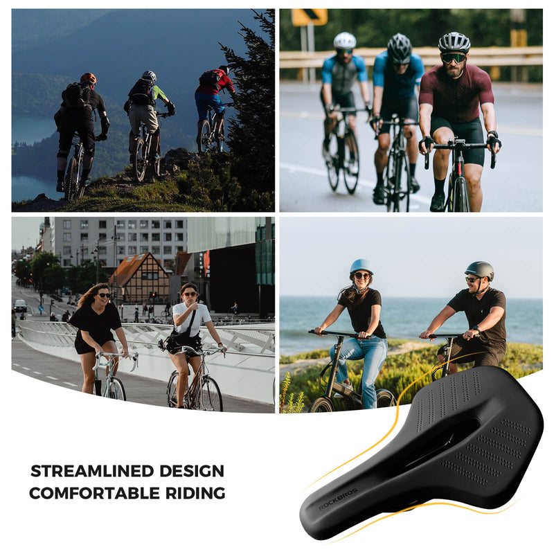 Load image into Gallery viewer, ROCKBROS Bike Saddle Breathable Comfort
