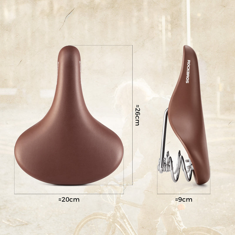 Load image into Gallery viewer, ROCKBROS Bike Saddle Retro Style
