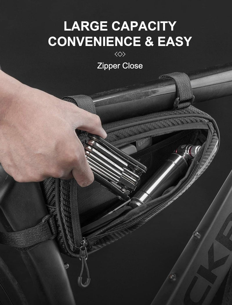 Load image into Gallery viewer, ROCKBROS Bike Triangle Bag Storage Bag Bicycle Frame Pouch Bag
