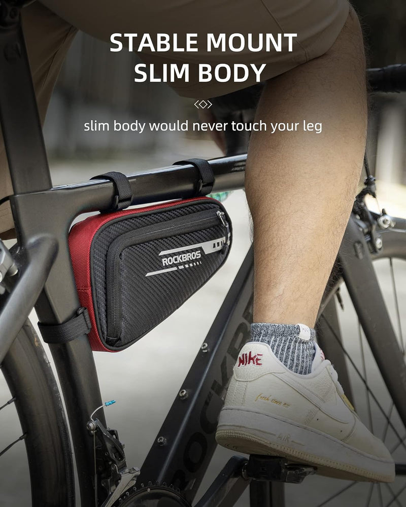 Load image into Gallery viewer, ROCKBROS Bike Triangle Bag Storage Bag Bicycle Frame Pouch Bag
