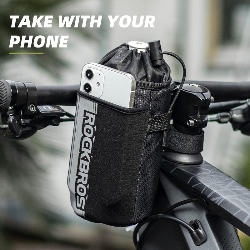 Load image into Gallery viewer, ROCKBROS Bike Water Bottle Holder Bag Handlebar Stem Bag

