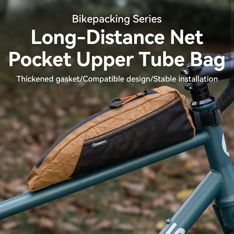 Load image into Gallery viewer, Qunature Bikepacking Frame Bag Top Tube Bag For Gravel Bike
