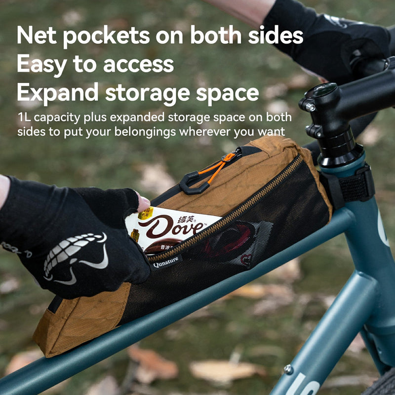 Load image into Gallery viewer, Qunature Bikepacking Frame Bag Top Tube Bag For Gravel Bike
