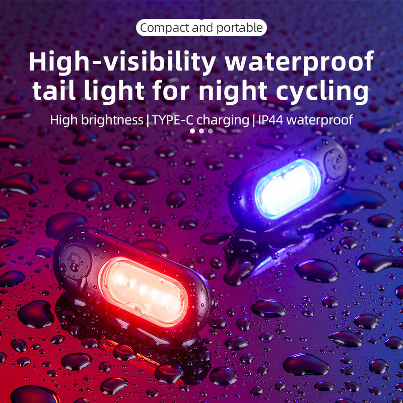 Load image into Gallery viewer, COB Mini Tail Light USB Dual Light Colors
