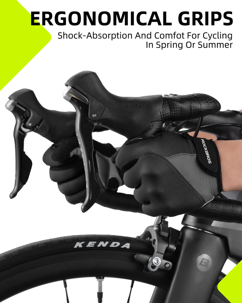 Load image into Gallery viewer, ROCKBROS Cycling Gloves for Men Women Breathable Gel Pad Road Mountain Bike Gloves

