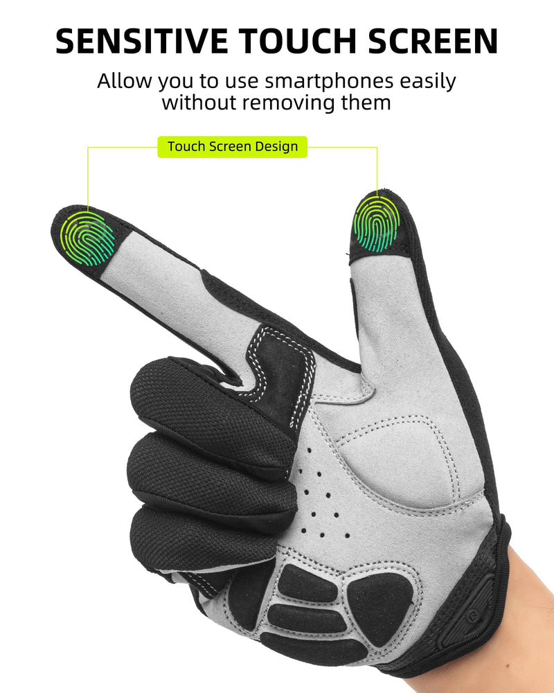 Load image into Gallery viewer, ROCKBROS Cycling Gloves for Men Women Breathable Gel Pad Road Mountain Bike Gloves
