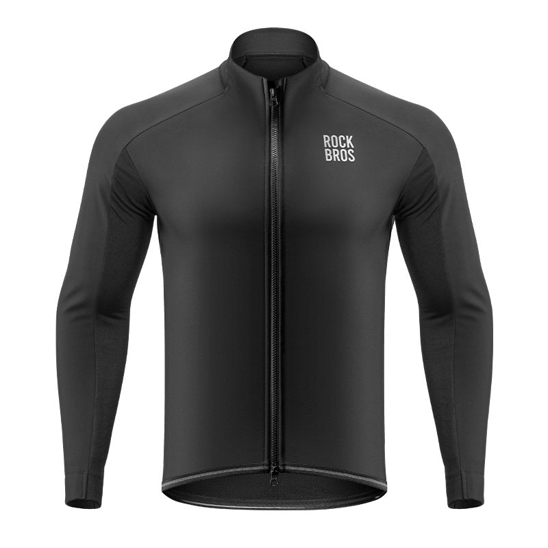 Load image into Gallery viewer, ROCKBROS Cycling Jersey Men Long Sleeve Bike Shirt with Full Zipper Rear Pocket
