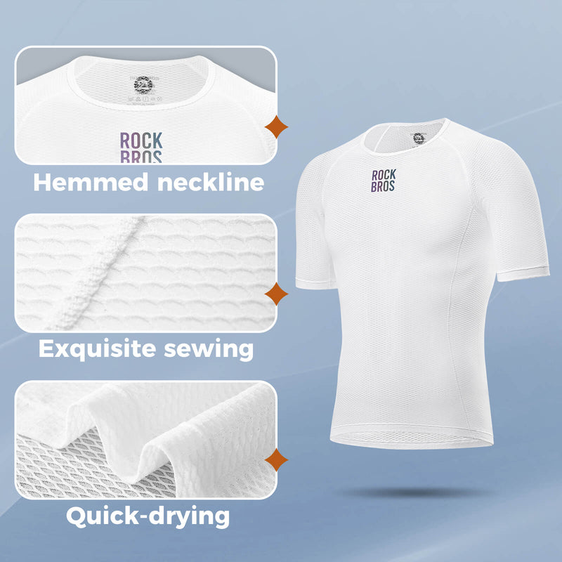 Load image into Gallery viewer, ROCKBROS Men's Cycling Jersey Mesh Short Sleeve
