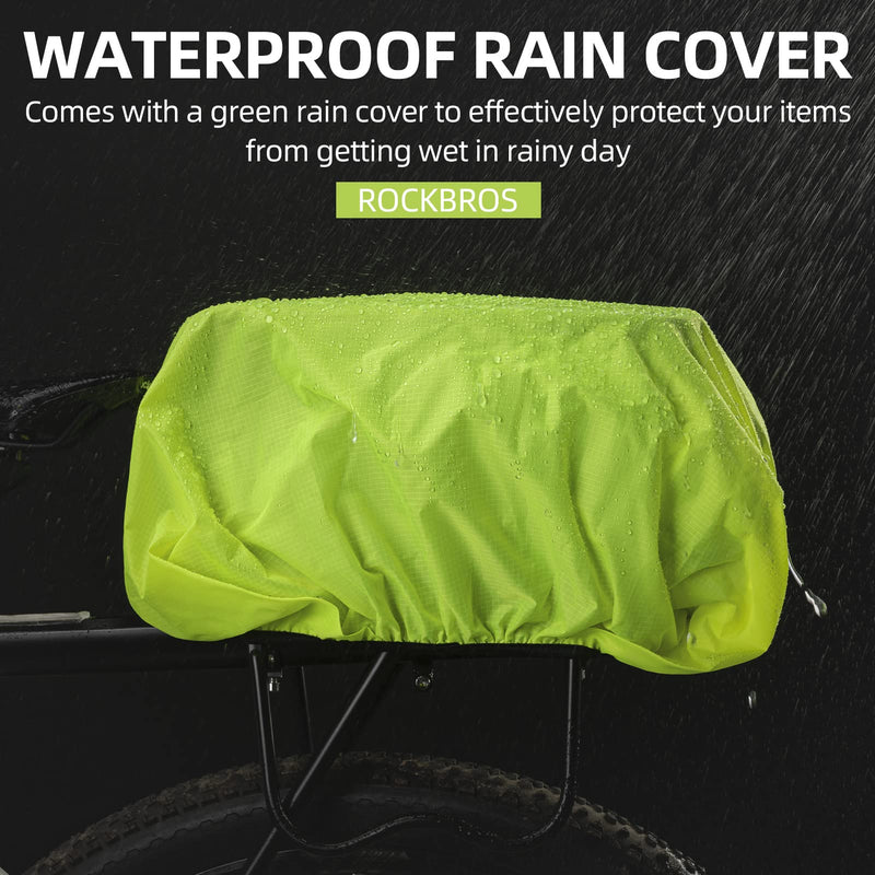 Load image into Gallery viewer, ROCKBROS Bike Rear Rack Bag Reflective Bicycle Saddle Bag Cycling Luggage Panniers with Shoulder Straps
