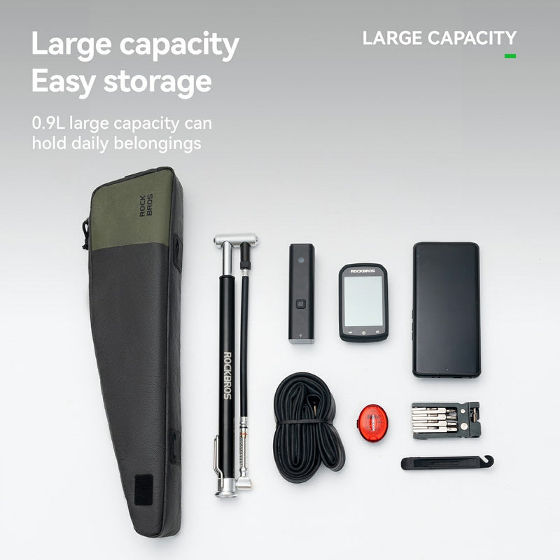Load image into Gallery viewer, Sustainable Eco-Friendly Bike Top Tube Bag 0.9L
