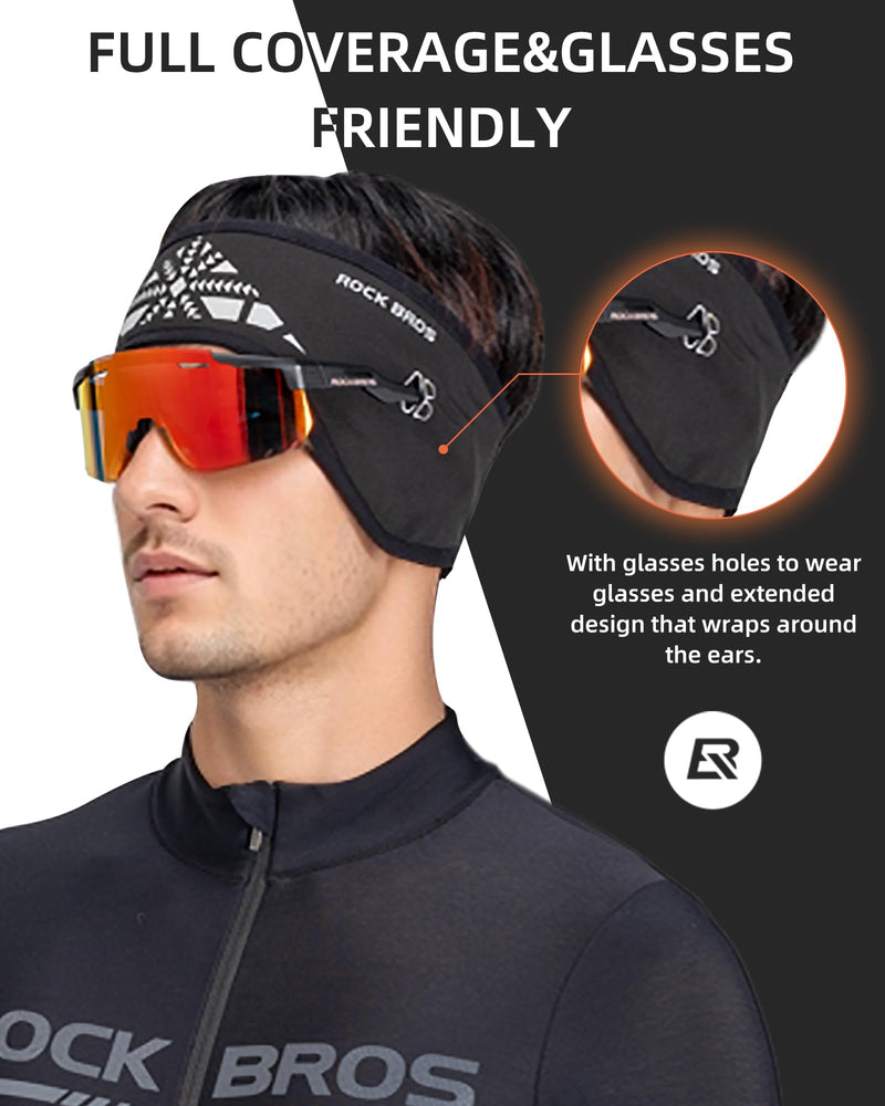 Load image into Gallery viewer, ROCKBROS Fleece Ear Muffs Warmers Adjustable Headbands Men Women in Cold Weather
