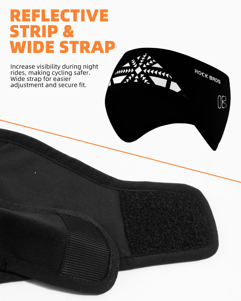 Load image into Gallery viewer, ROCKBROS Fleece Ear Muffs Warmers Adjustable Headbands Men Women in Cold Weather
