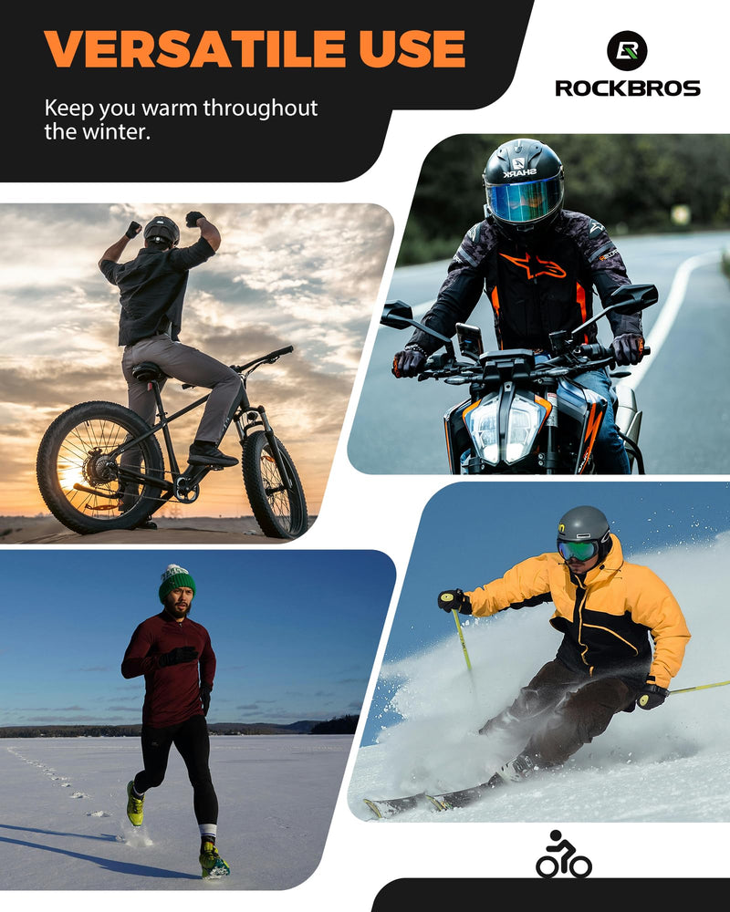 Load image into Gallery viewer, ROCKBROS Fleece Ear Muffs Warmers Adjustable Headbands Men Women in Cold Weather
