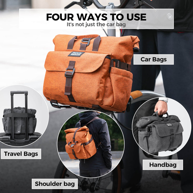 Load image into Gallery viewer, ROCKBROS Folding Bike Handlebar Bag Backpack - H46
