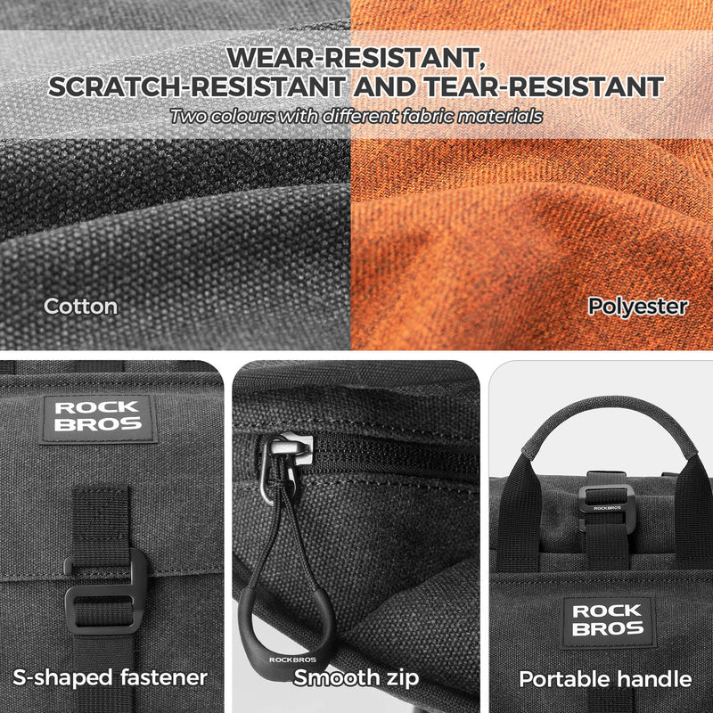Load image into Gallery viewer, ROCKBROS Folding Bike Handlebar Bag Backpack - H46
