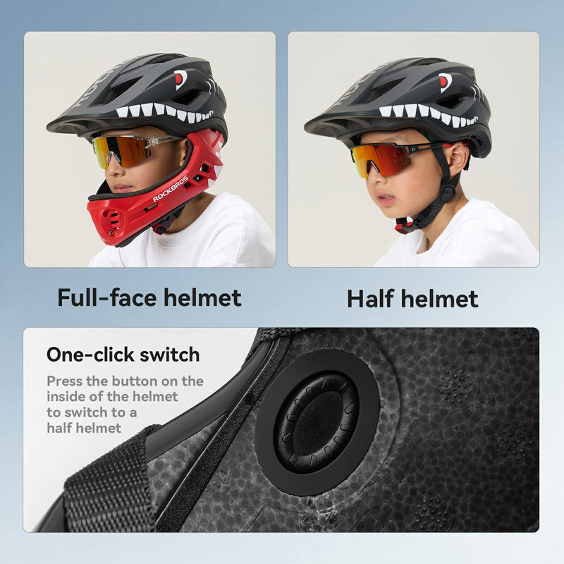 Load image into Gallery viewer, Kids Full-Face Bike Helmet Cartoon for Boys and Girls
