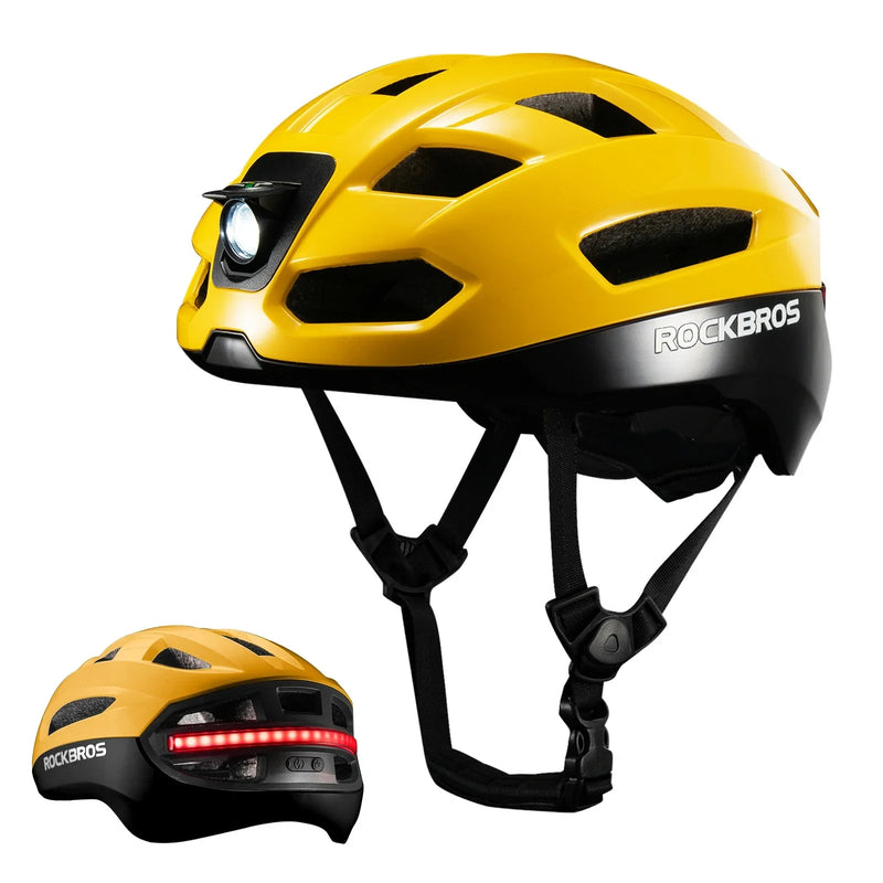 Load image into Gallery viewer, Steering Remote Smart Riding Helmet with Bike Headlight and Tail Light GlowGuard
