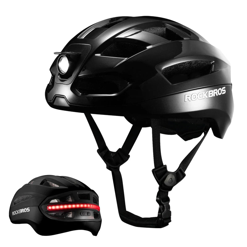 Load image into Gallery viewer, Steering Remote Smart Riding Helmet with Bike Headlight and Tail Light GlowGuard
