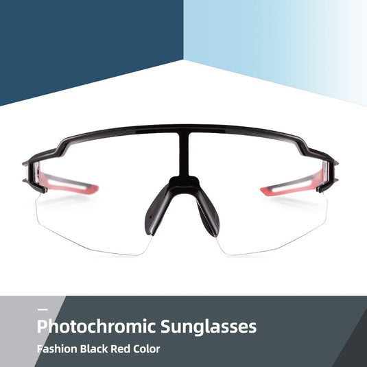 Half-Frame Photochromic Sports Sunglasses (UV400)