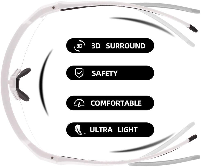 Load image into Gallery viewer, Half-Frame Photochromic Sports Sunglasses (UV400)
