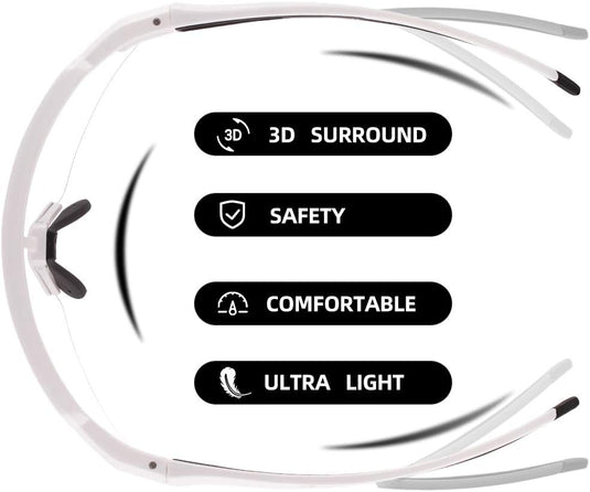 Half-Frame Photochromic Sports Sunglasses (UV400)