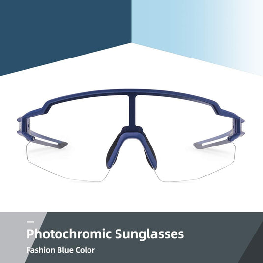 Half-Frame Photochromic Sports Sunglasses (UV400)