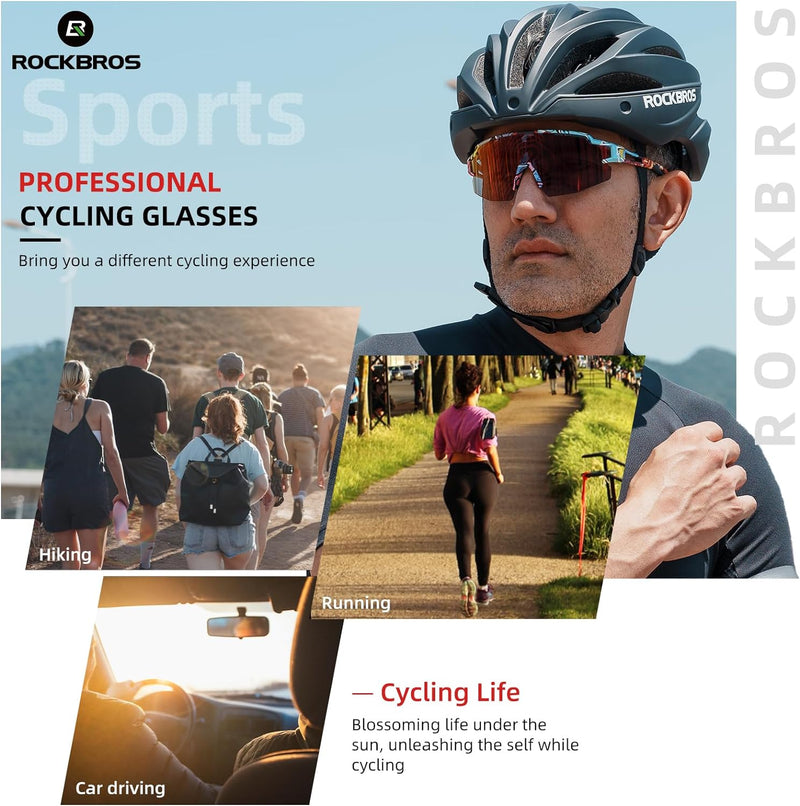 Load image into Gallery viewer, Half-Frame Photochromic Sports Sunglasses (UV400)
