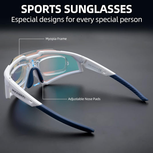 Half-Frame Photochromic Sports Sunglasses (UV400)