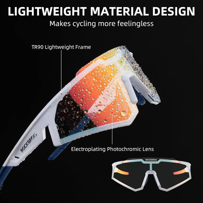 Load image into Gallery viewer, Half-Frame Photochromic Sports Sunglasses (UV400)

