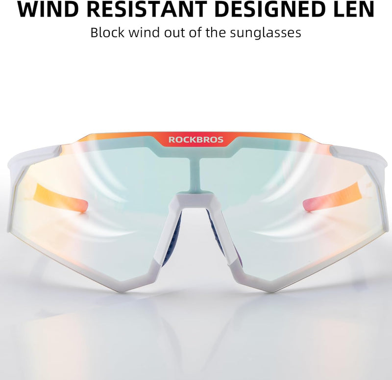 Load image into Gallery viewer, Half-Frame Photochromic Sports Sunglasses (UV400)
