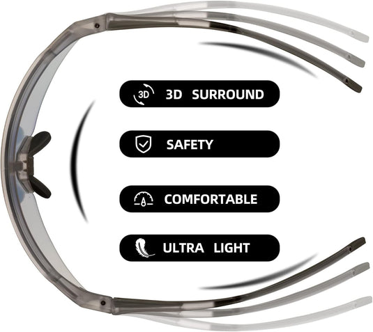 Half-Frame Photochromic Sports Sunglasses (UV400)