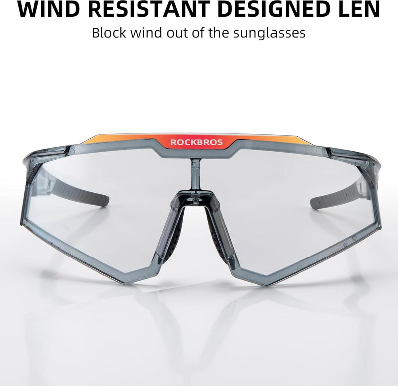 Load image into Gallery viewer, Half-Frame Photochromic Sports Sunglasses (UV400)
