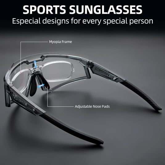 Half-Frame Photochromic Sports Sunglasses (UV400)