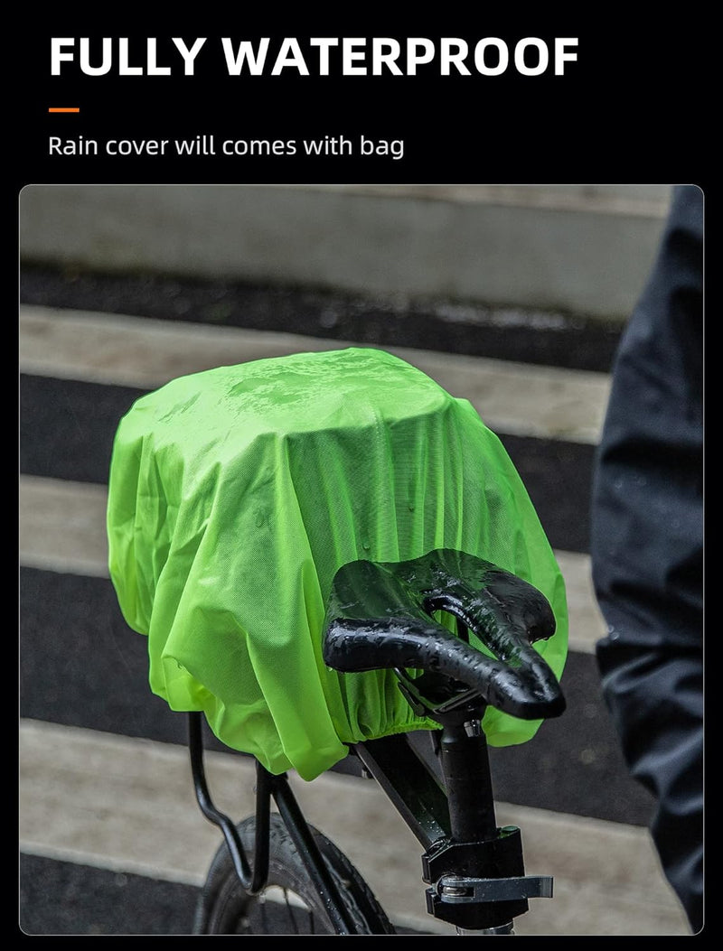 Load image into Gallery viewer, ROCKBROS Hard Shell Bike Rack Bag Waterproof 9L Capacity with Shoulder Strap
