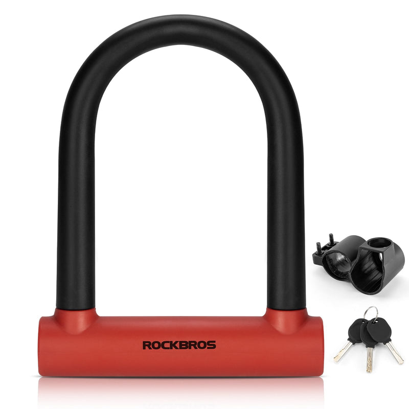 Load image into Gallery viewer, ROCKBROS Heavy Duty Anti Theft Bike U Lock for Bikes eBikes Motorcycles Scooters
