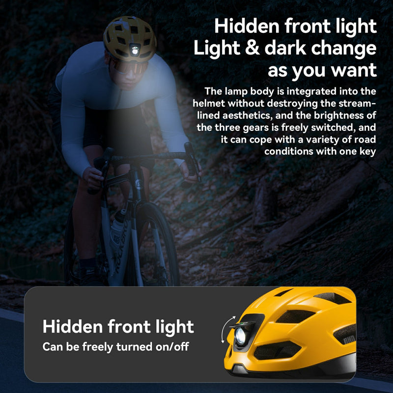 Load image into Gallery viewer, Steering Remote Smart Riding Helmet with Bike Headlight and Tail Light GlowGuard
