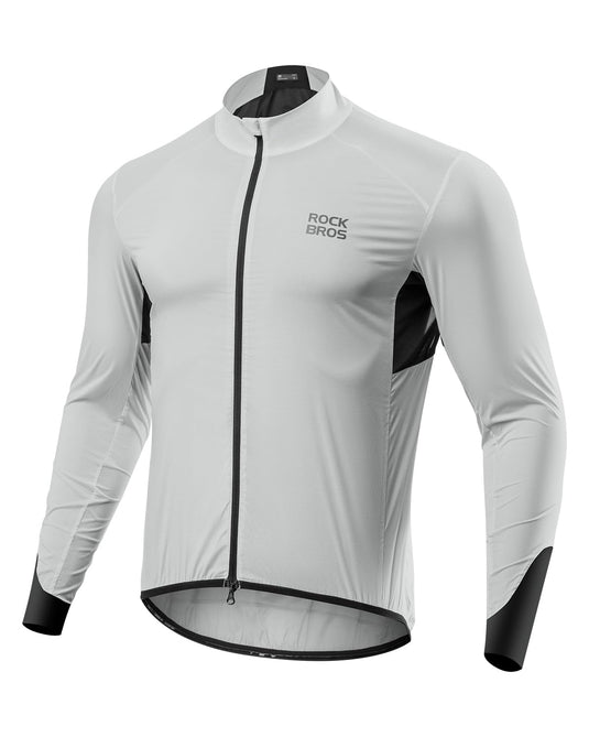 ROCKBROS Lightweight Reflective Windbreaker Running Cycling Jacket Women Men
