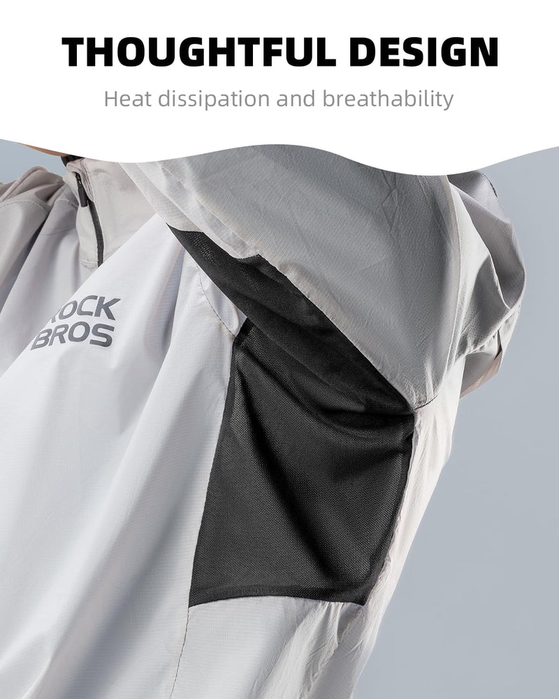 Load image into Gallery viewer, ROCKBROS Lightweight Reflective Windbreaker Running Cycling Jacket Women Men
