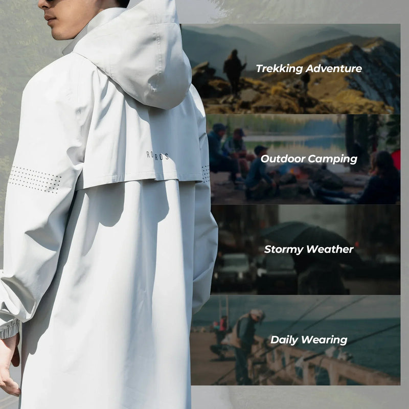 Load image into Gallery viewer, Long Raincoat Waterproof Poncho Jackets
