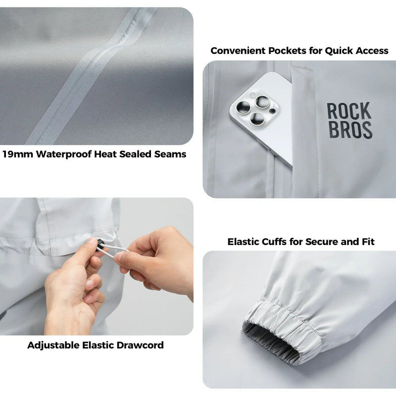 Load image into Gallery viewer, Long Raincoat Waterproof Poncho Jackets
