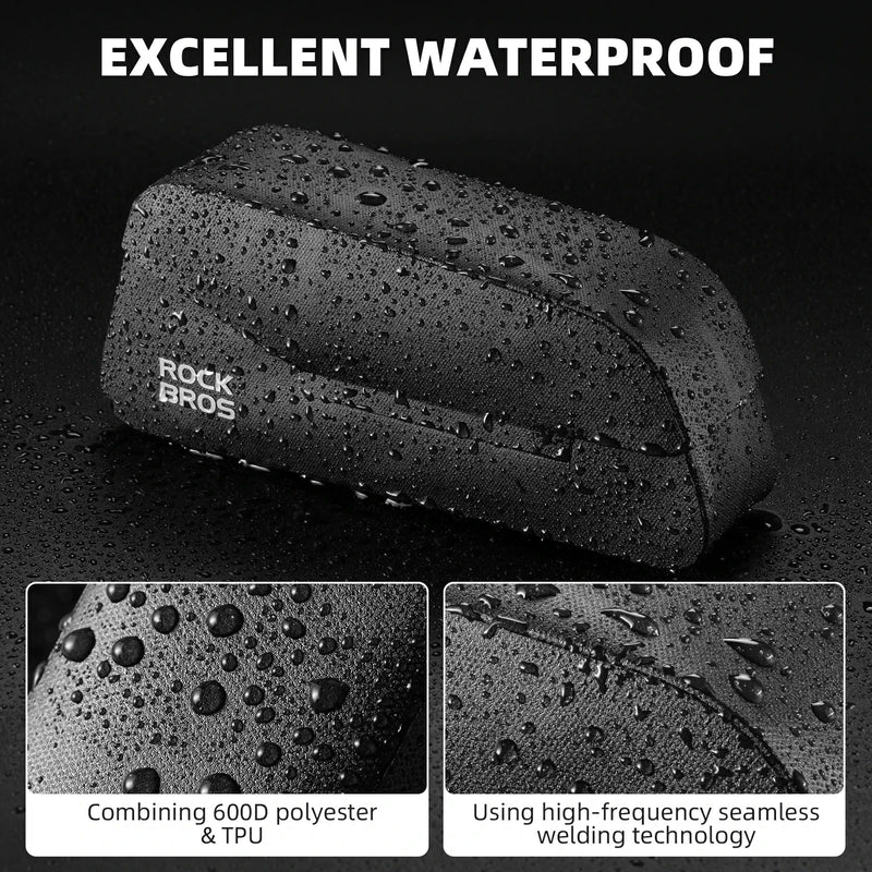 Load image into Gallery viewer, ROCKBROS Magnetic 100% Waterproof Bike Top Tube Frame Bag 0.6L/0.9L
