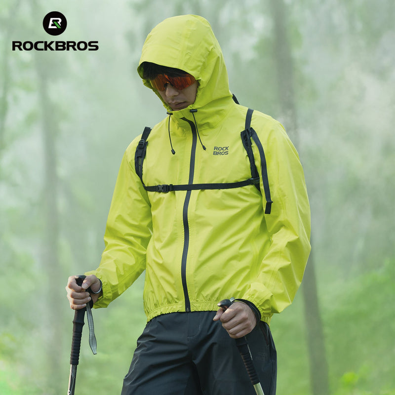 Load image into Gallery viewer, ROCKBROS Men's Cycling Running Windbreaker Windproof Jacket Lightweight High Visibility
