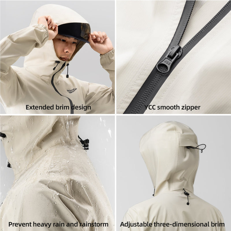 Load image into Gallery viewer, ROCKBROS Men's Cycling Running Windbreaker Windproof Jacket Lightweight High Visibility
