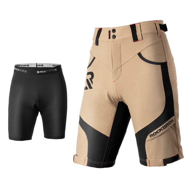 Load image into Gallery viewer, ROCKBROS Men's Cycling Shorts 4D Padded Compression Shorts
