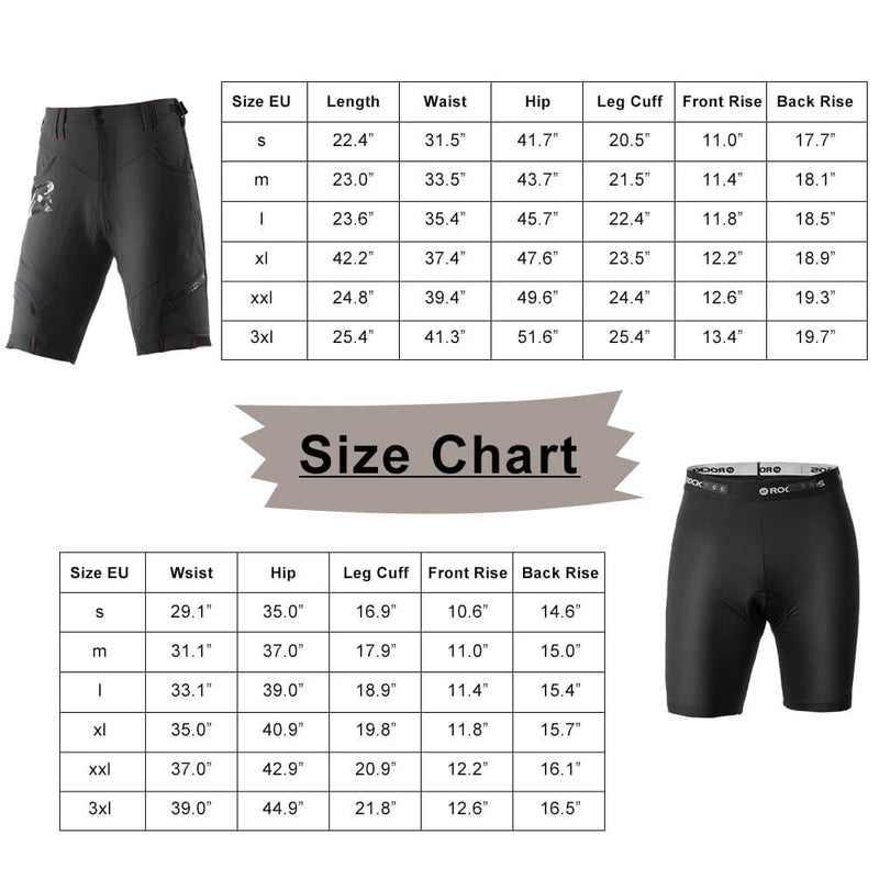 Load image into Gallery viewer, ROCKBROS Men's Cycling Shorts 4D Padded Compression Shorts
