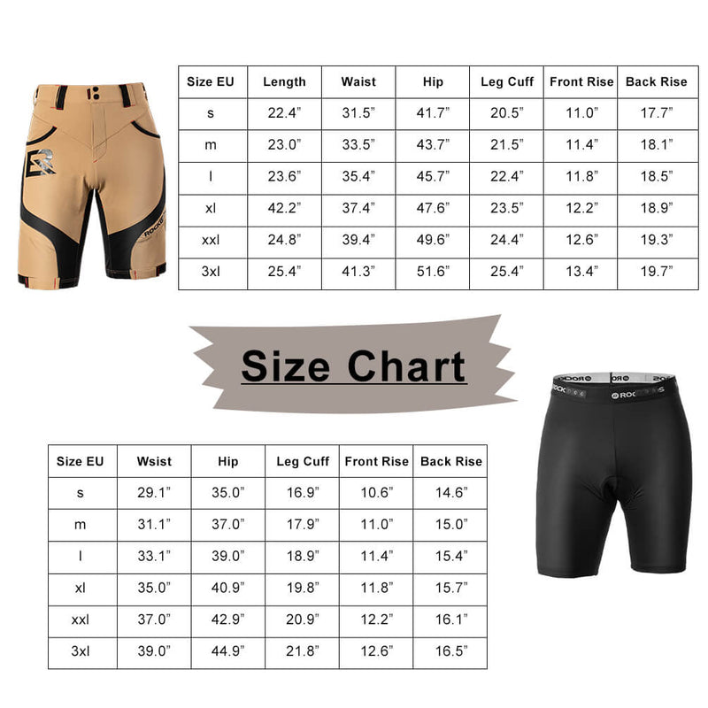 Load image into Gallery viewer, ROCKBROS Men's Cycling Shorts 4D Padded Compression Shorts
