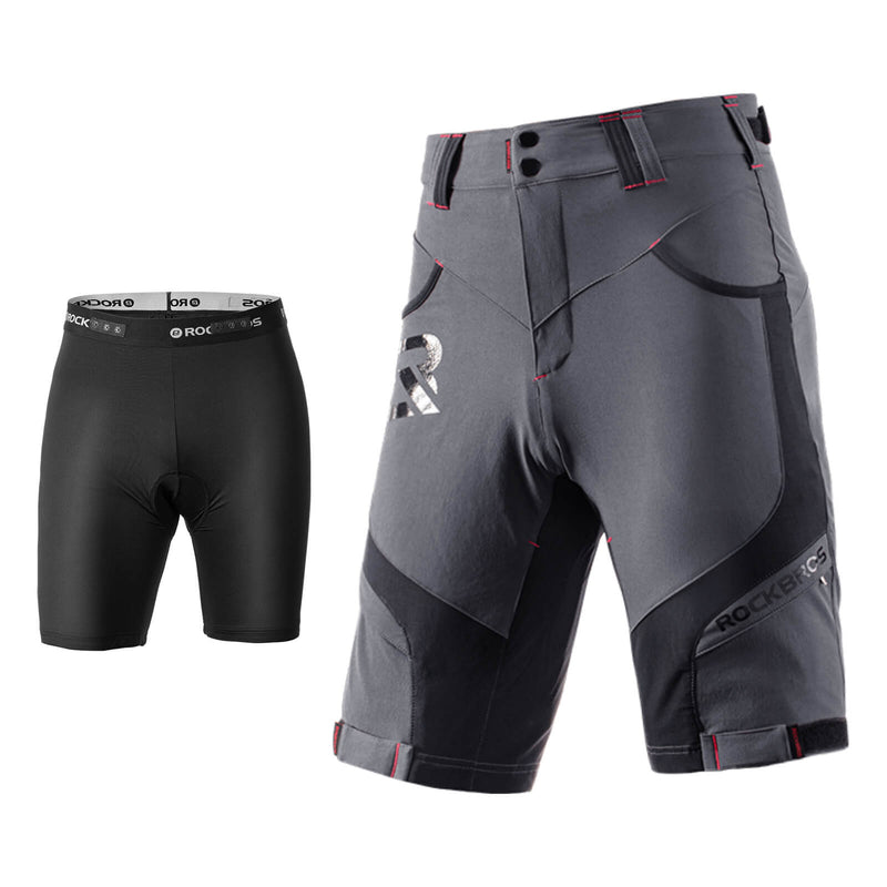 Load image into Gallery viewer, ROCKBROS Men's Cycling Shorts 4D Padded Compression Shorts

